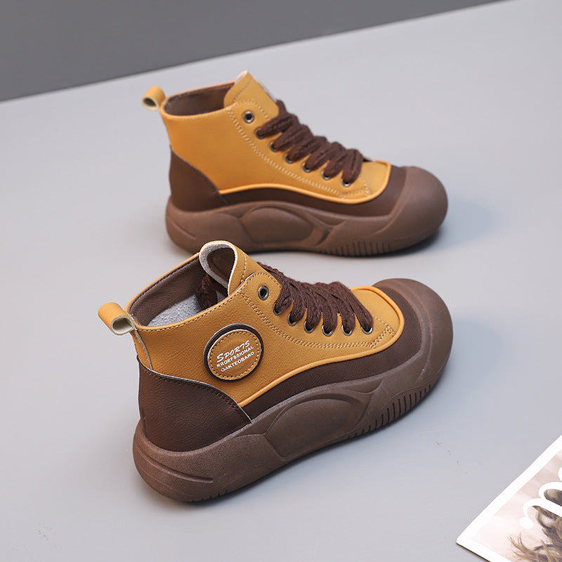 Damen Modische High-Top Sneaker mit rutschfester Sohle und hohem Komfort EB