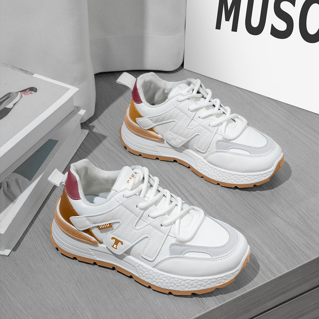 Damen Sportliche Sneakers mit atmungsaktivem Obermaterial und dämpfender Sohle EB