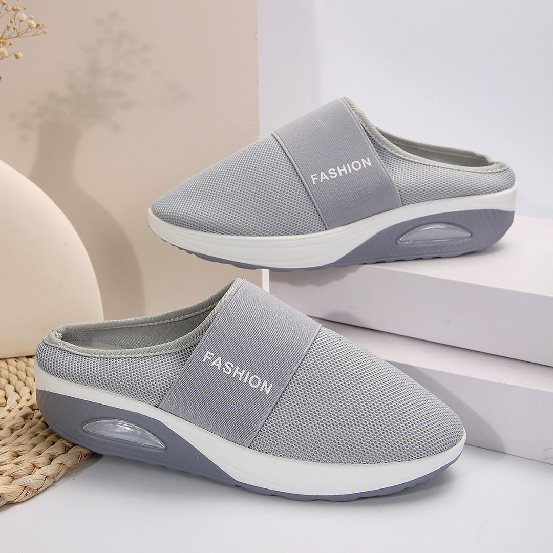 Damen Komfortable Slipper mit atmungsaktivem Obermaterial EB
