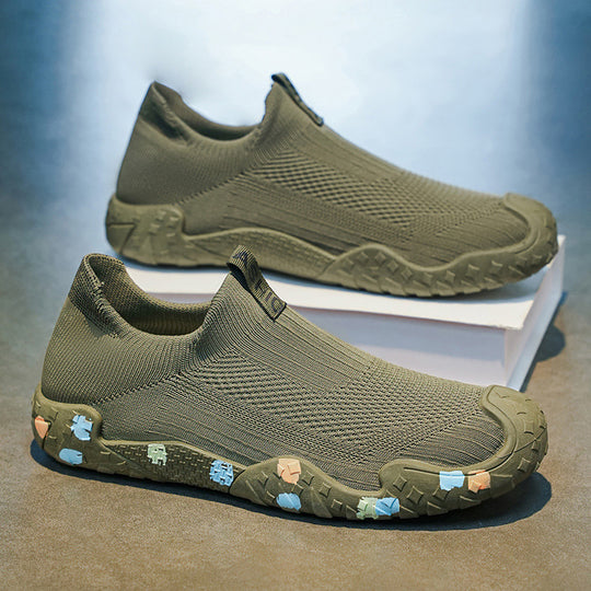 Damen Leichte Mesh-Sneaker mit rutschfester Sohle und atmungsaktiver Konstruktion EB