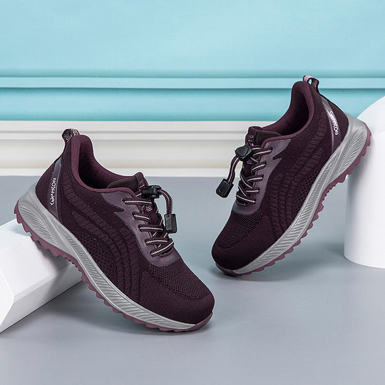 Damen Lauf-Sneaker mit elastischem Schnellschnürsystem und atmungsaktivem Obermaterial EB