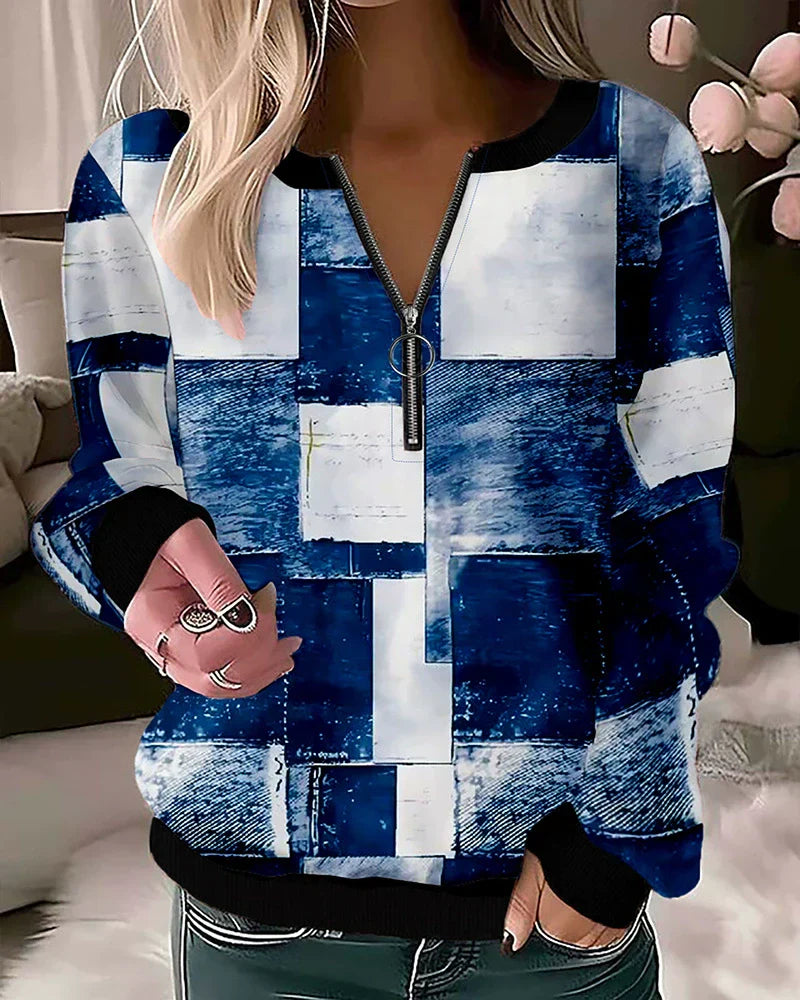 EB | Reißverschluss Sweatshirt Freizeitkleidung