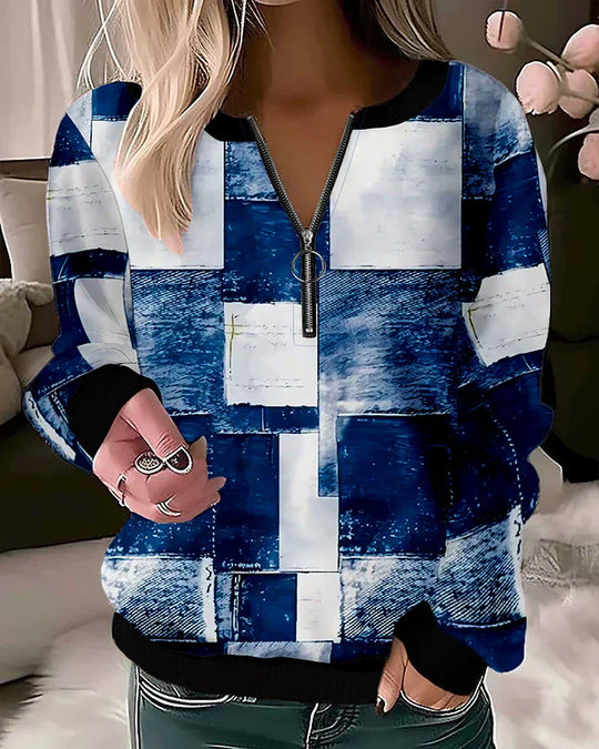 EB | Reißverschluss Sweatshirt Freizeitkleidung