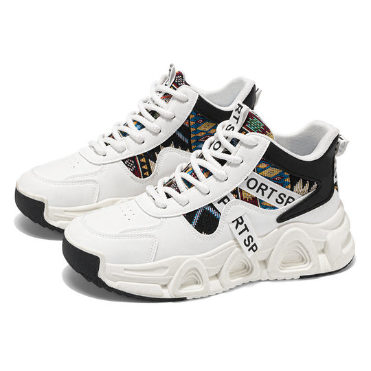Damen Sportliche Chunky Sneakers mit einzigartigem Design und rutschfester Sohle EB