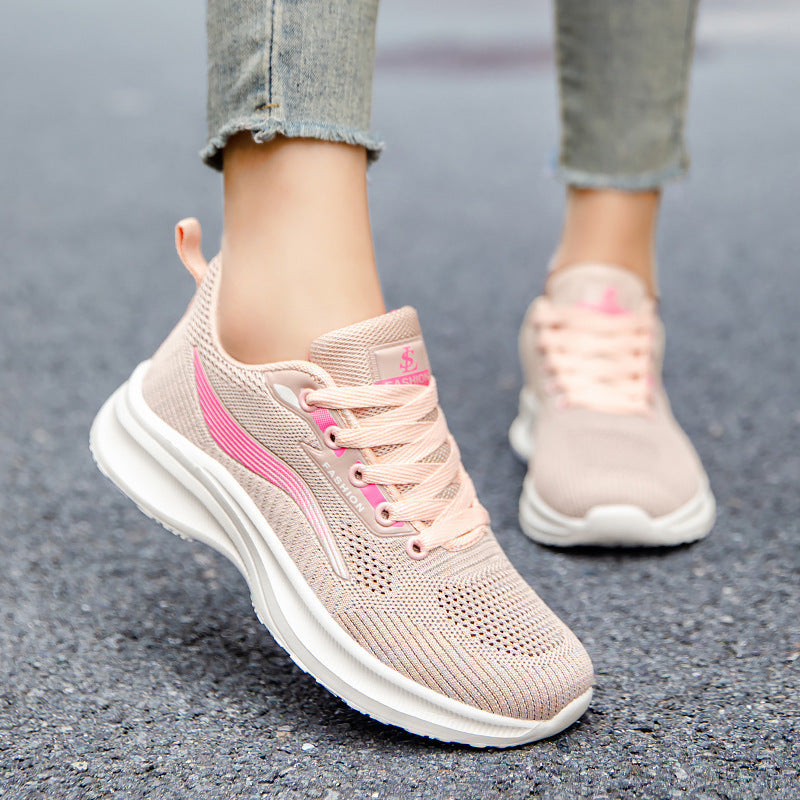 Damen Bequeme und modische Laufschuhe mit atmungsaktivem Obermaterial EB