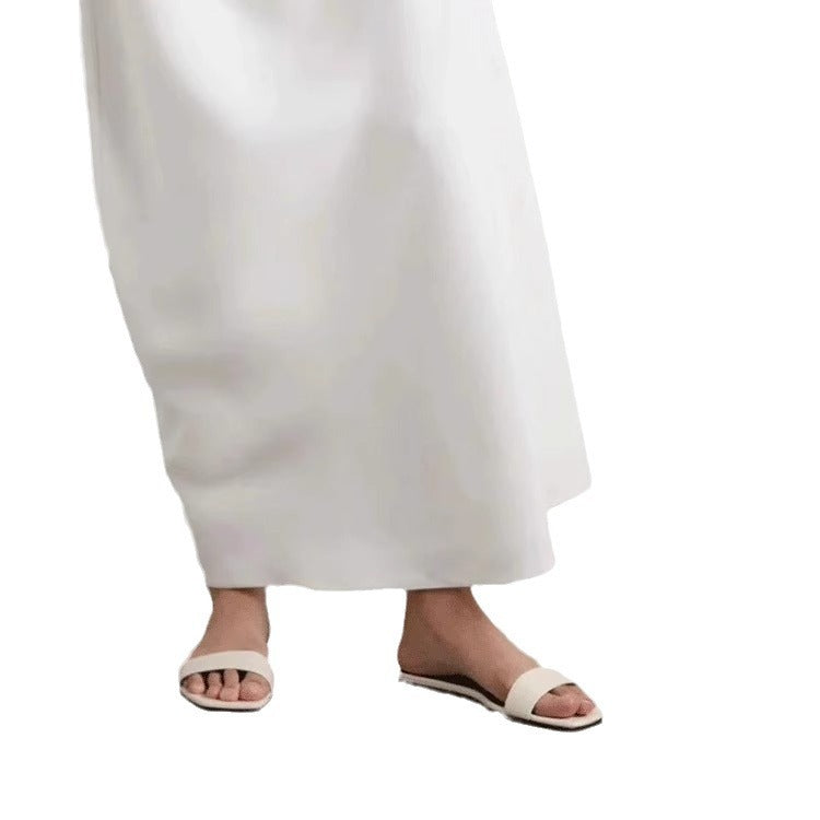 Damen Elegante Slippers mit breitem Riemen und quadratischer Zehenpartie EB