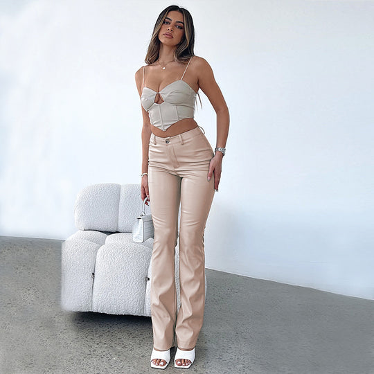 Damen Elegantes Bustier-Oberteil mit modischen Details EB