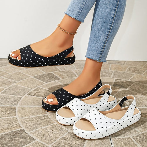 Damen Offene Sommerschuhe mit gepolstertem Fußbett EB