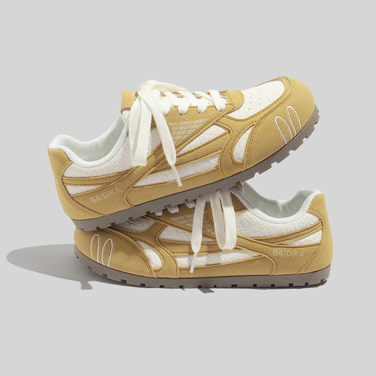 Damen Sportliche Sneakers mit weichem Innenfutter und rutschfester Gummisohle EB