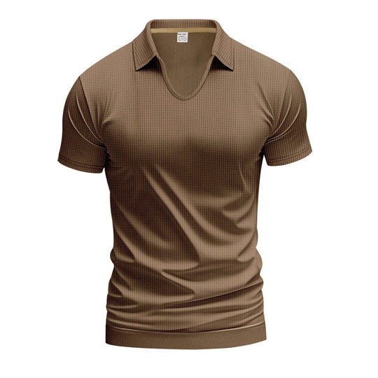 Herren Polo-Shirt mit strukturiertem Design und modernem Schnitt EB