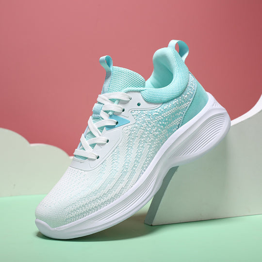Damen nan leichter Strick-Fit-Sneaker mit nahtlosem Maschenoberteil und ergonomischer Dämpfung EB