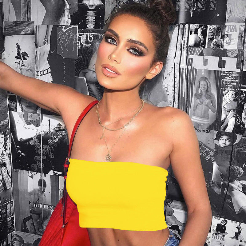 Damen Bandeau-Top aus elastischem Material mit figurformendem Schnitt EB