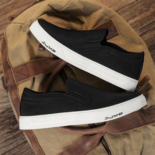 Damen Bequeme Slip-On Sneakers aus atmungsaktivem Textil EB