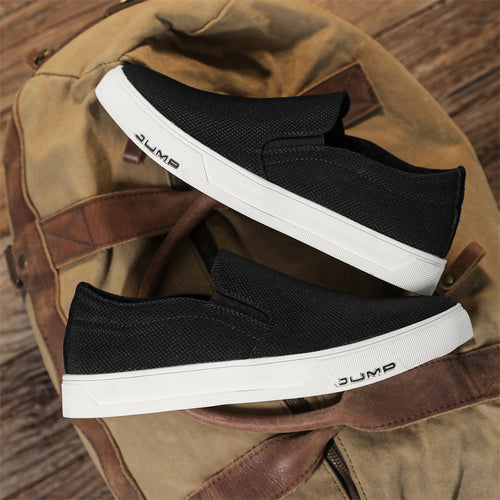 Damen Bequeme Slip-On Sneakers aus atmungsaktivem Textil EB