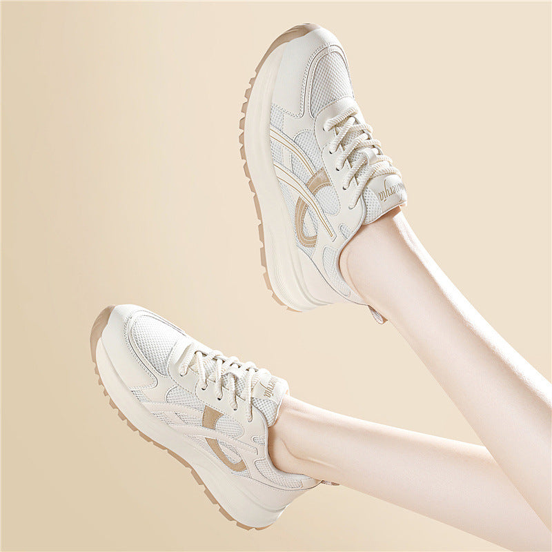 Damen Sportliche Komfort-Sneaker mit atmungsaktiver Oberfläche und dämpfender Laufsohle EB