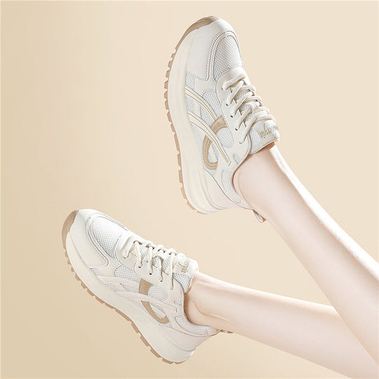 Damen Sportliche Komfort-Sneaker mit atmungsaktiver Oberfläche und dämpfender Laufsohle EB