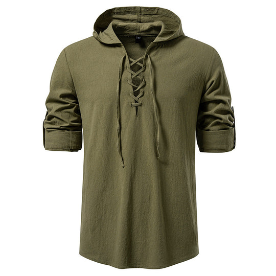 Herren Kapuzentop mit einzigartigem Schnürdesign EB