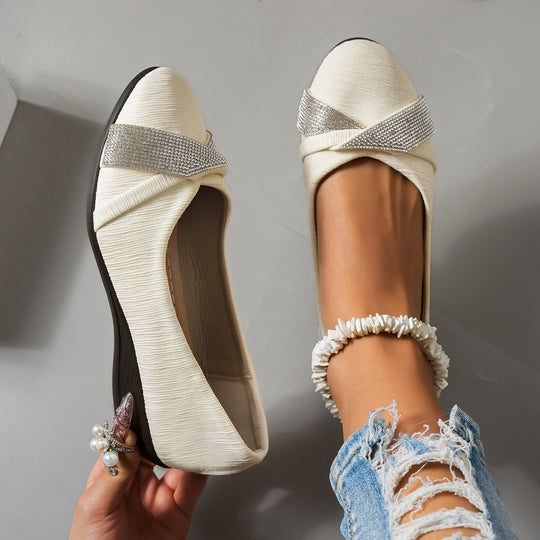 Damen Komfortable Wedge-Pantoletten mit elegantem Krokodilleder-Design EB
