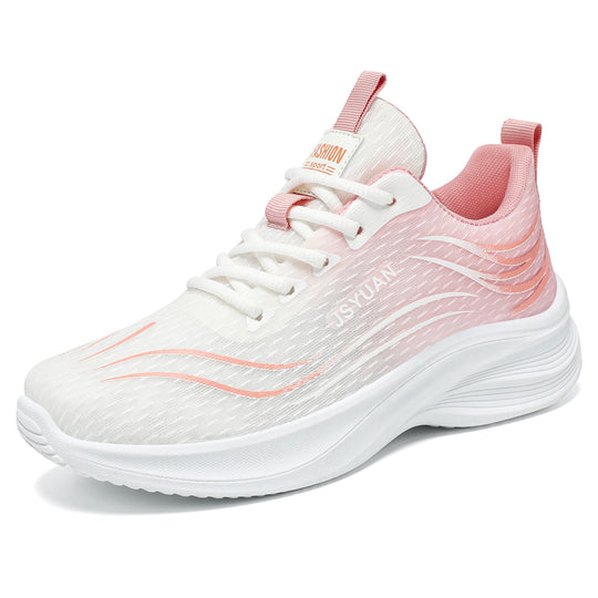 Damen Sportliche Leichtgewicht Sneakers mit atmungsaktiver Struktur und optimierter Dämpfung EB