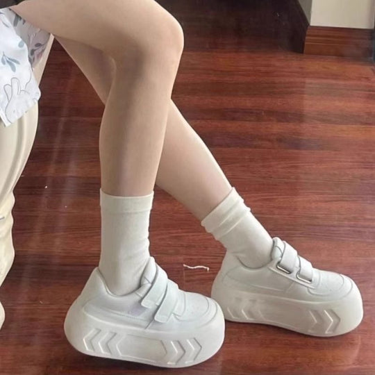Damen Sneakers mit Klettverschluss und dämpfender Sohle EB