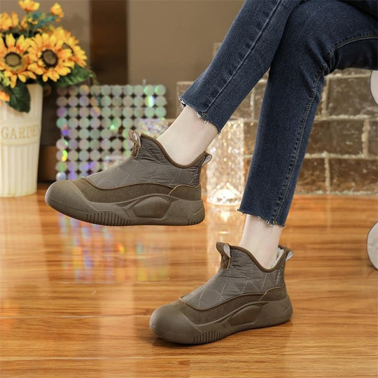 Damen Winterstiefel mit isolierender Fütterung und rutschfester Sohle EB