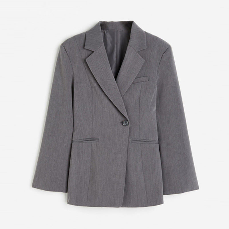 Damen Eleganter Blazer mit tailliertem Schnitt und praktischen Taschen EB