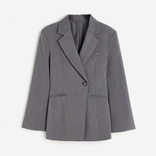 Damen Eleganter Blazer mit tailliertem Schnitt und praktischen Taschen EB