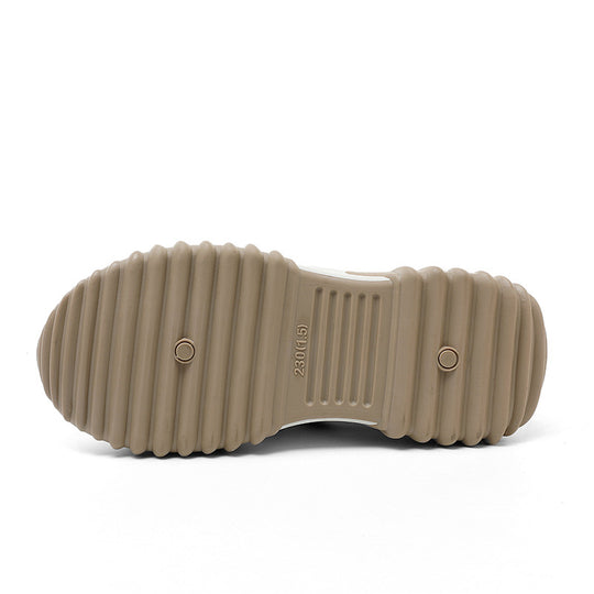 Damen Trendige Chunky Sneakers mit stabiler Gummisohle und atmungsaktivem Obermaterial EB