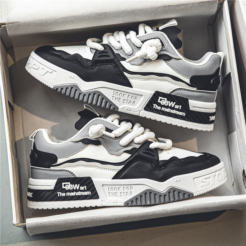 Damen Sportliche Chunky Sneakers mit reflektierenden Elementen EB