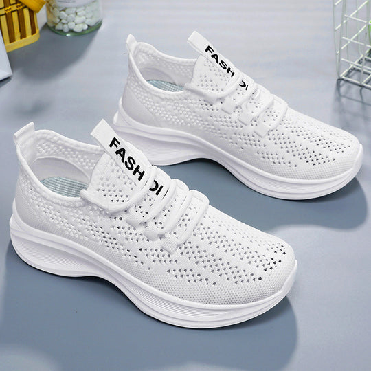Damen Sportliche Atmungsaktive Sneakers mit flexibler Sohle EB