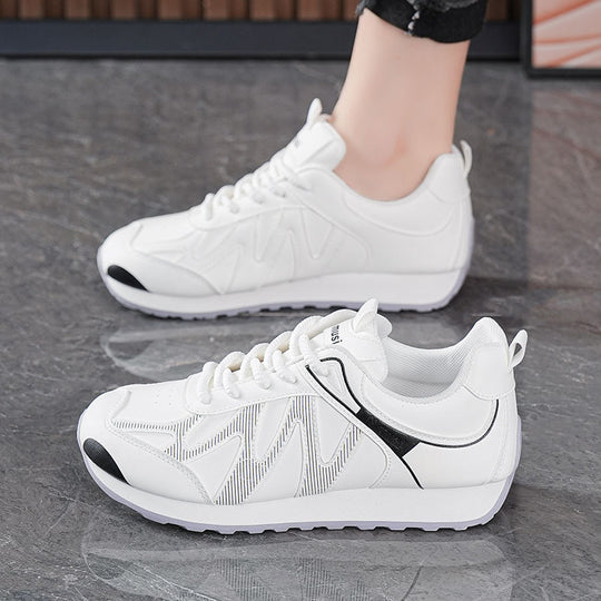 Damen Sportliche Fitness Sneakers mit atmungsaktivem Obermaterial und griffiger Laufsohle EB