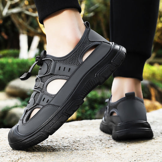 Damen Atmungsaktive Outdoor-Sneaker mit rutschfester Sohle und elastischem Verschluss EB