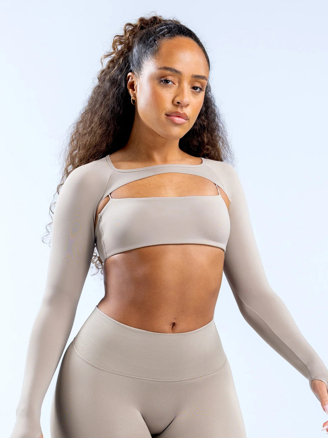 Damen Sportlicher Bikini-Oberteil mit schmalen Trägern EB