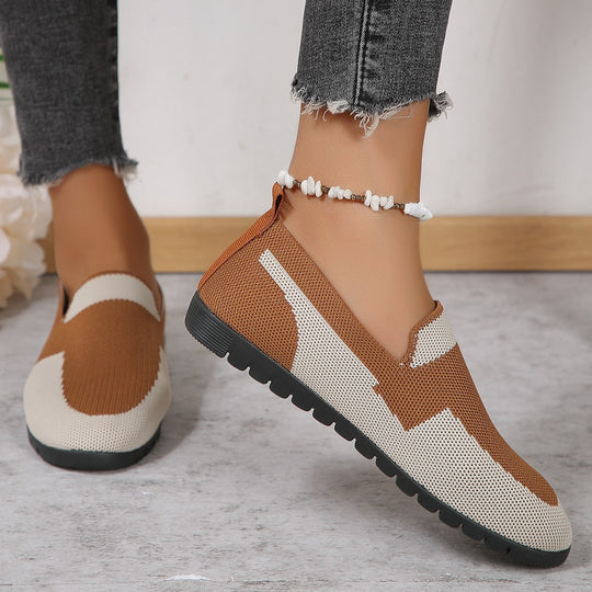Damen atmungsaktive Ballerinas aus flexiblem Gewebe EB