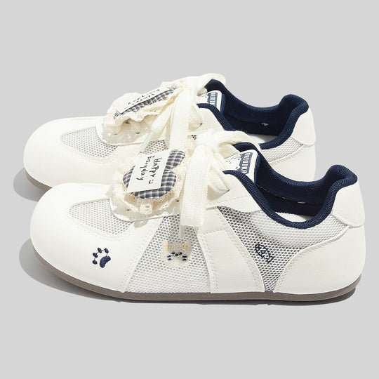 Damen Sportliche Sneakers mit niedlichem Tiermotiv und atmungsaktiver Mesh-Oberfläche EB