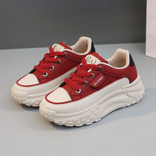 Damen Hochwertige Trend Sneakers mit dicker Profilsohle und sportlichem Design EB