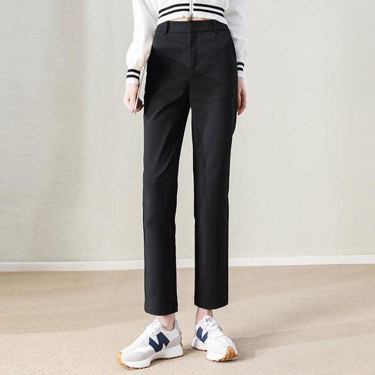 Damen Chino Stoffhose tailliert mit integrierten Taschen