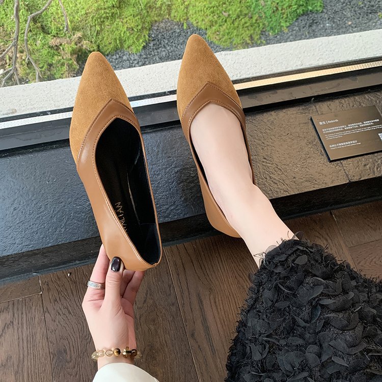 Damen Spitze Ballerinas mit elegantem minimalistischem Design EB