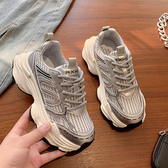 Damen Sportliche LaufSneaker mit atmungsaktivem Mesh-Obermaterial und dämpfender Sohle EB