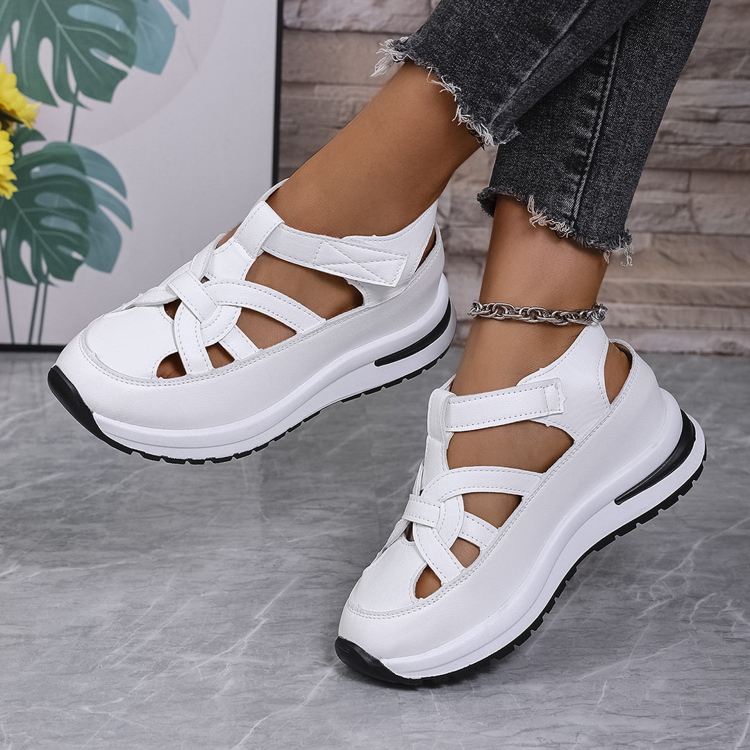 Damen Komfortable Freizeitschuhe mit atmungsaktivem Obermaterial und rutschfester Sohle EB