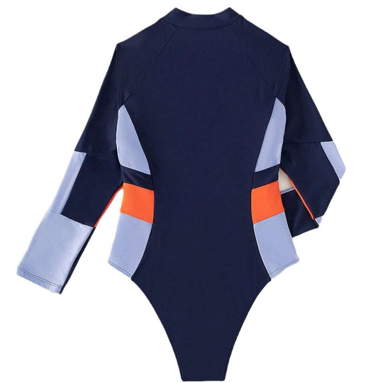 Damen Hochgeschlossener Sport-Badeanzug EB