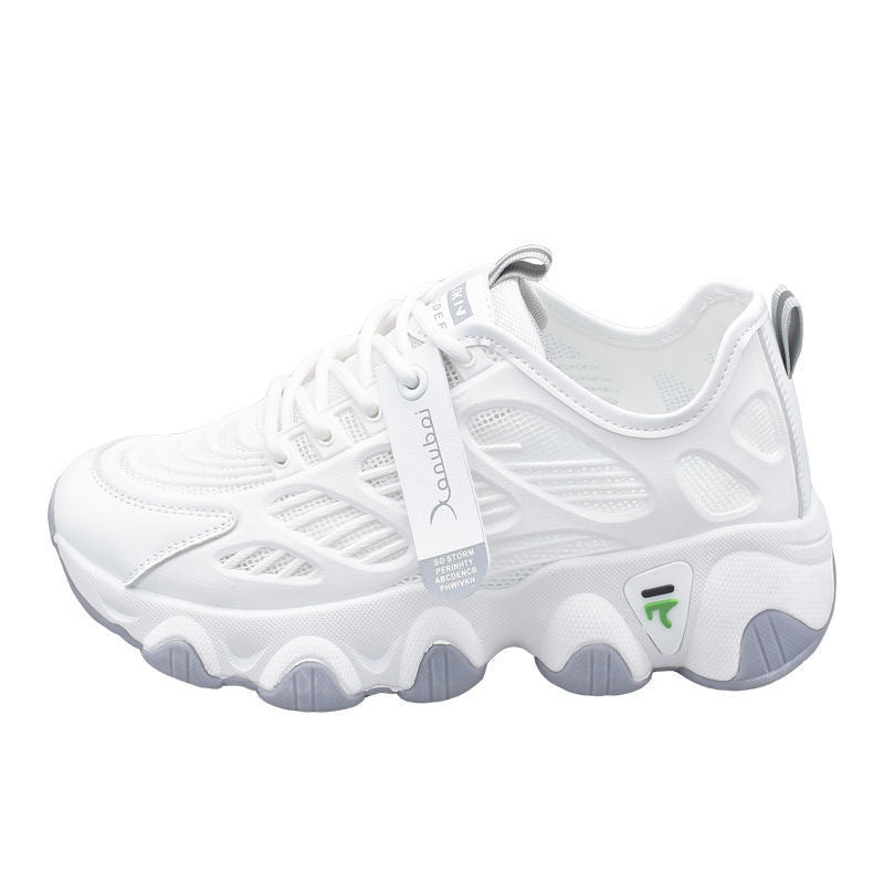 Damen Sportliche Lauf-Sneaker mit atmungsaktivem Mesh-Obermaterial und stoßdämpfender Sohle EB