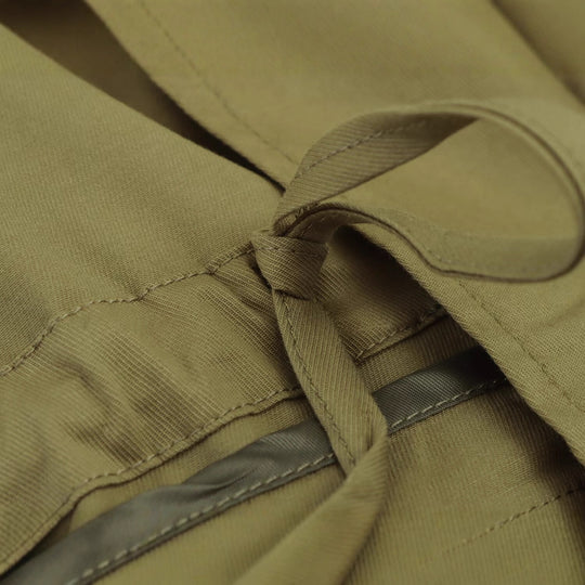 Damen lässige Utility-Jacke mit praktischem Kordelzug und großen Taschen EB