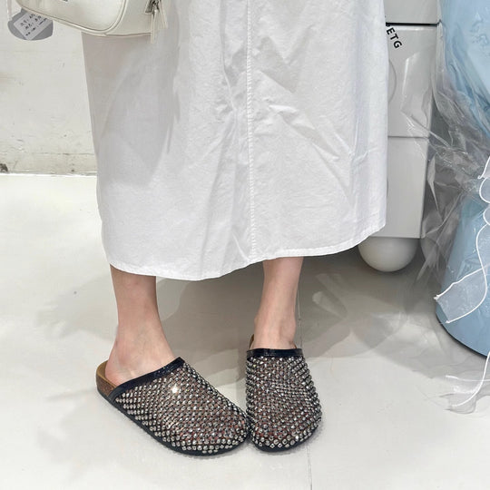 Damen Modische Clogs mit Funktionsoberfläche und komfortablem Fußbett EB