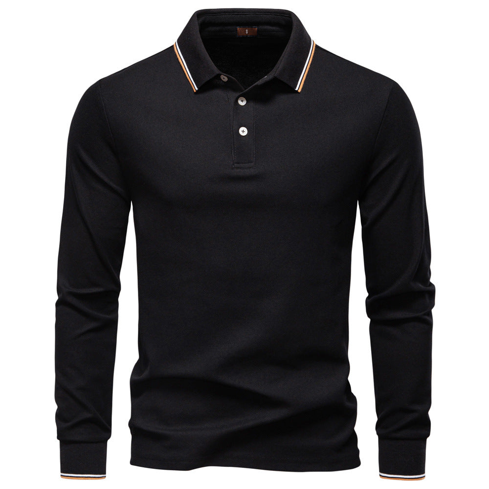 Herren Langarm Poloshirt EB