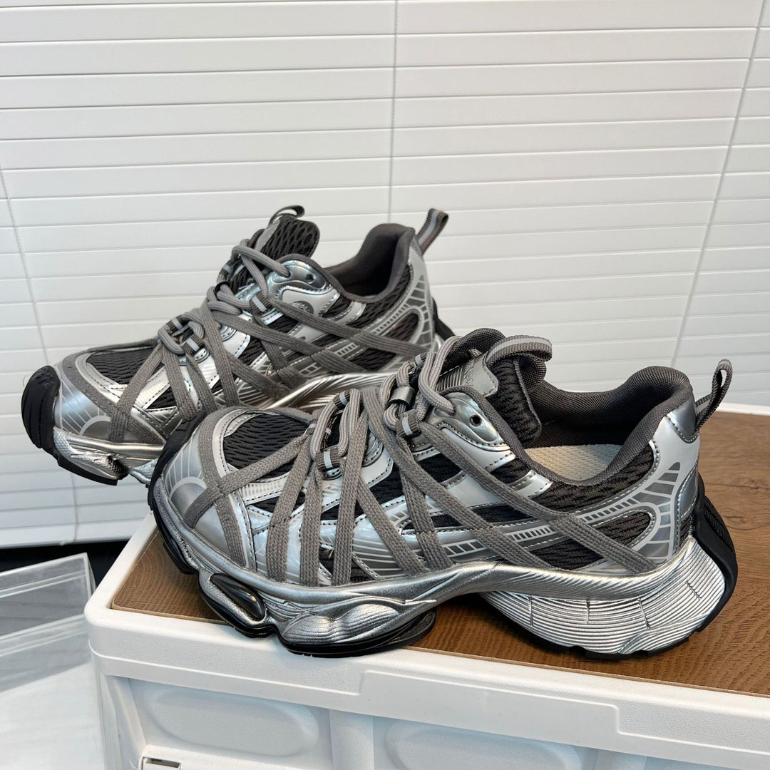 Damen Sportliche Lauf-Sneaker mit atmungsaktiver Mesh-Oberfläche und innovativem Dämpfungssystem EB