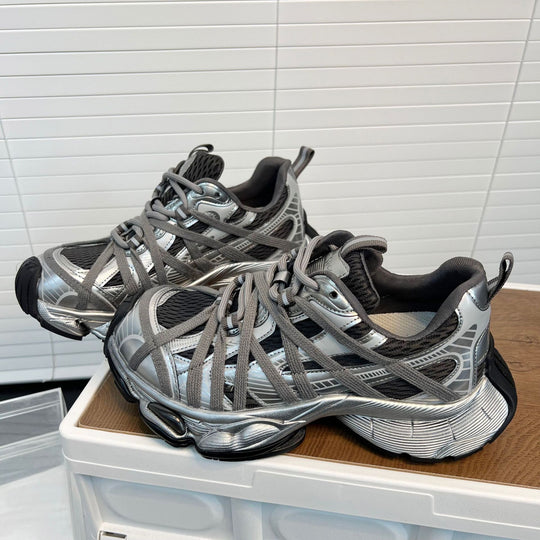 Damen Sportliche Lauf-Sneaker mit atmungsaktiver Mesh-Oberfläche und innovativem Dämpfungssystem EB