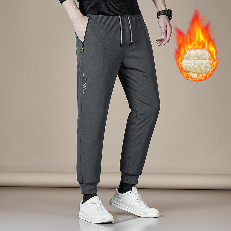 Herren winddichte Softshellhose mit herausnehmbarer Sherpa-Innenfütterung EB