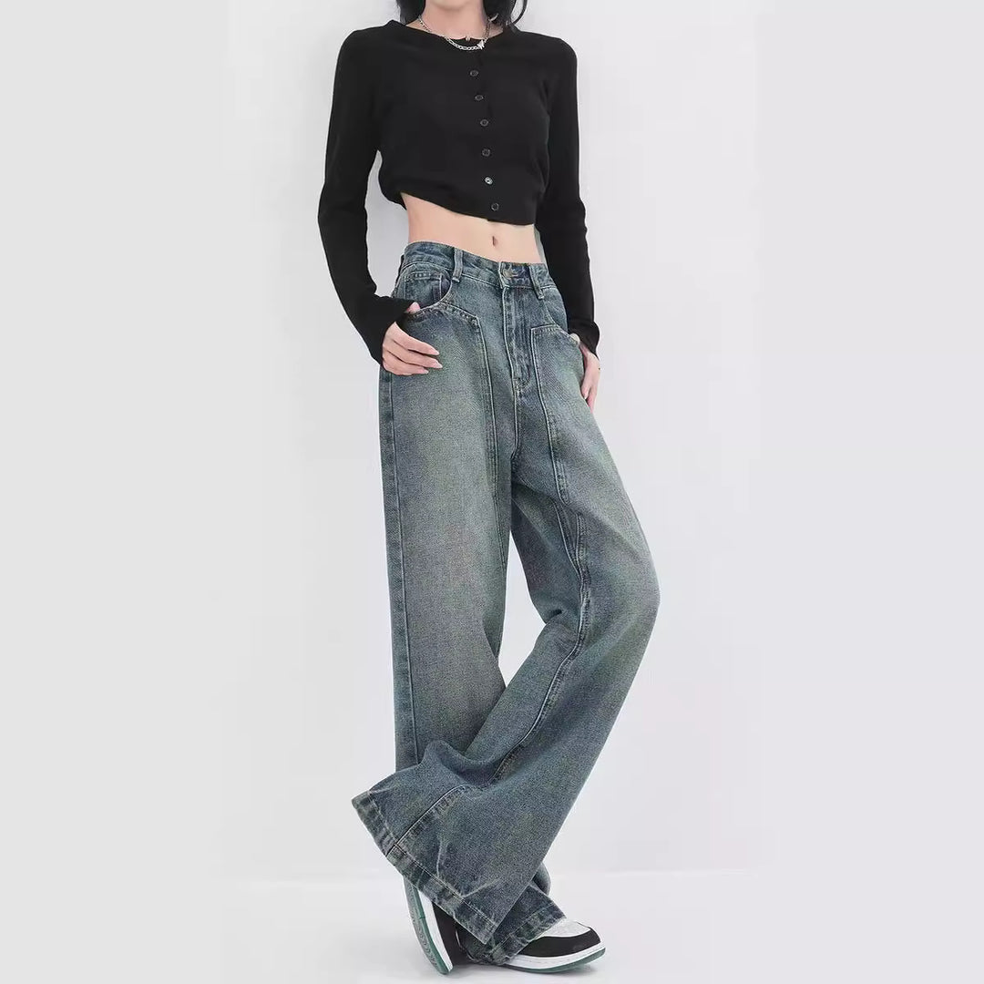 Damen Weite Oversized-Jacke aus hochwertigem Material im sportlichen Look EB