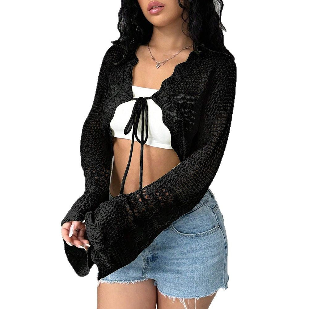 Damen Häkeljacke mit weitem Arm EB